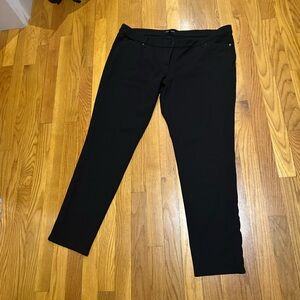 Eileen Fisher Midnight Black Stretch Knit “Jeans”